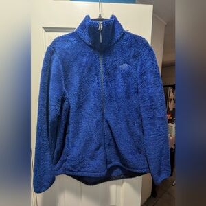 The North Face Women’s Osito Fluffy Fleece Royal Blue Jacket Size XL